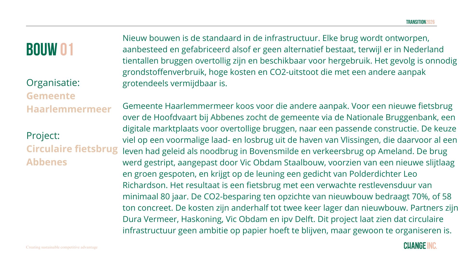 Transition Awards - Gemeente Haarlemmermeer
